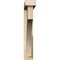 Ekena Millwork Westlake Block Rough Sawn Bracket w/ Offset Brace, Douglas Fir, 4"W x 24"D x 24"H BKT0402X24X24WTL05RDF - alternate 4